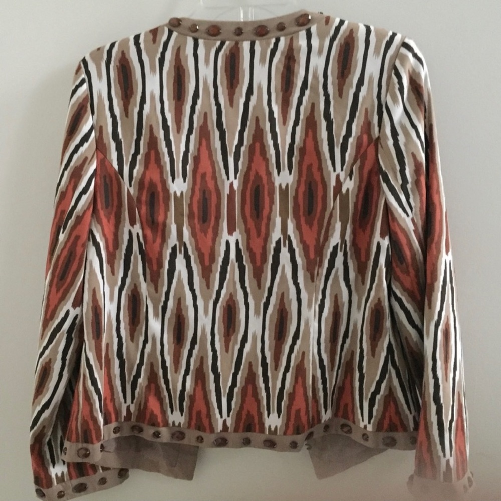 Scott Taylor Multi-Color Statement Jacket Petite … - image 2